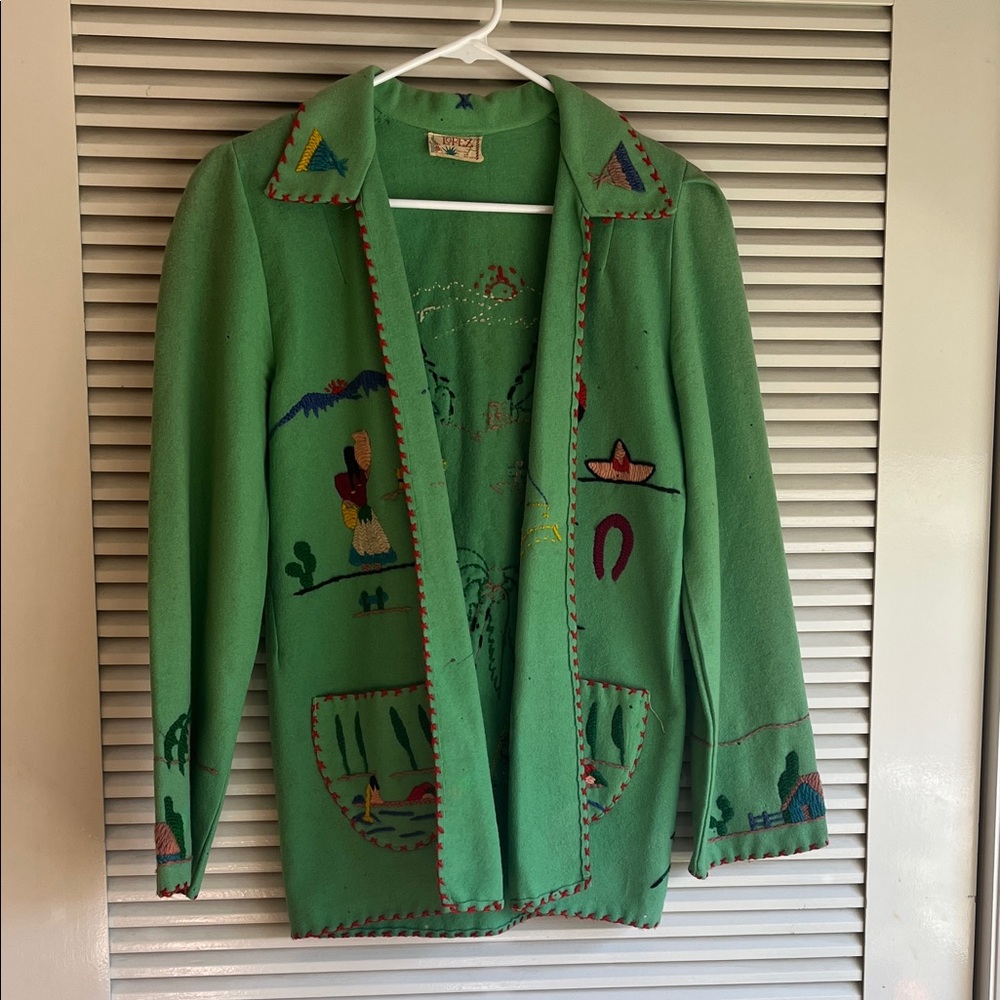 Embroidered Mexican Tourist Jacket